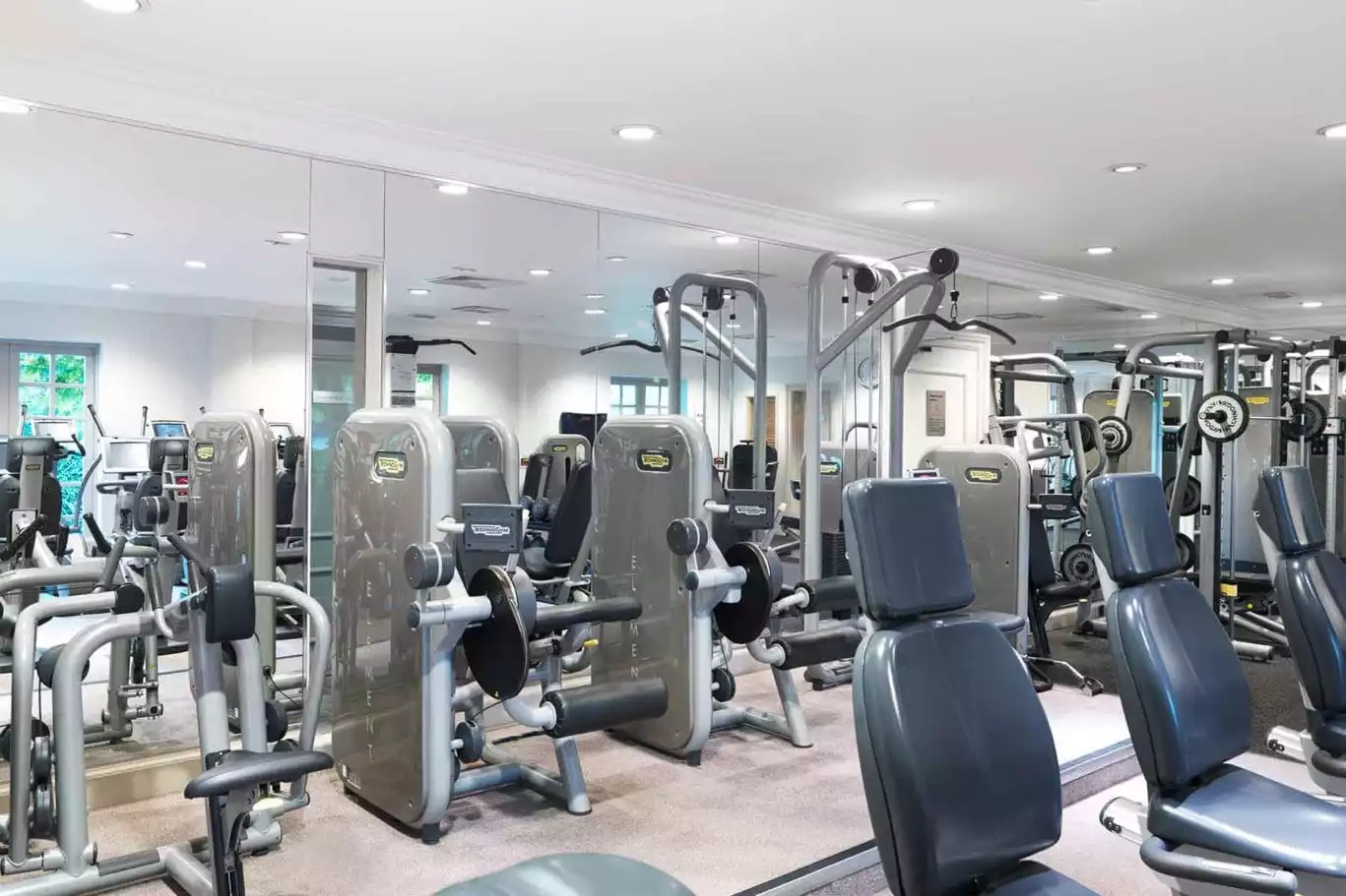 Gym equipment at The Runnymede on Thames