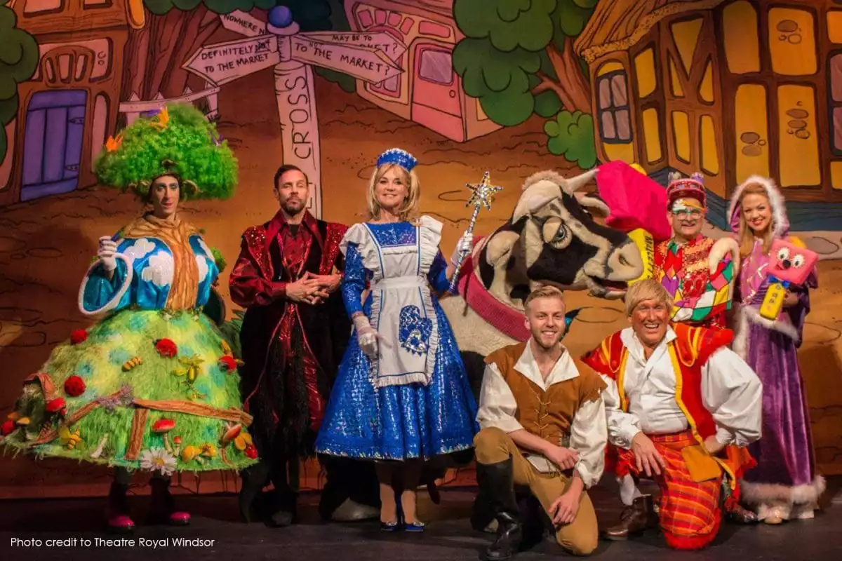 Jack and The Bean Stalk cast at Theatre Royal Windsor